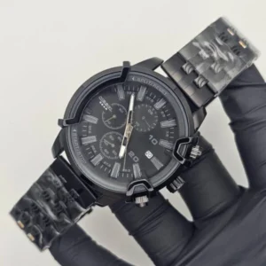 Men’s Stylish Black Chronograph Wrist Watch – 2