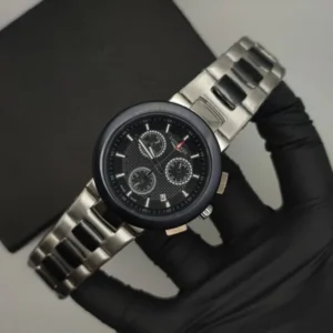Master Grade Chronograph Watch – 2Tone Black
