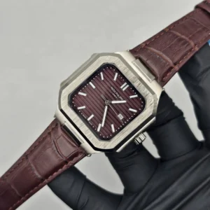 P-P Most Demandi Square Dial Watch (BROWN DIAL)