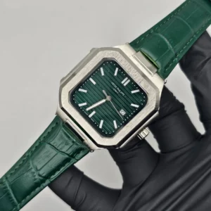P-P Most Demandi Square Dial Watch (GREEN DIAL)